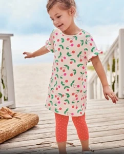 Mini Boden Girls Colourful Pocket Summer Tunic Dress Indian Garden 2-11 Years - Picture 1 of 4
