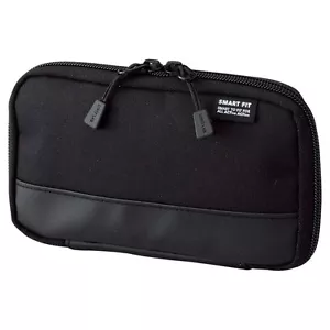 LIHIT LAB Japan Pen Pencil Smart Fit Actact Case 165mm A7687-24 Black - Picture 1 of 1