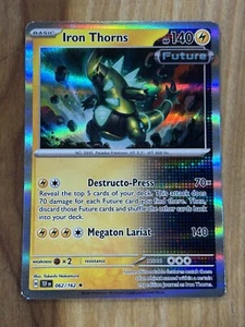 Pokémon Iron Thorns 062/162 Sv05: Temporal Forces Holo Rare Card - Picture 1 of 2