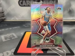 2021-22 Mosaic Basketball Rookie Base Silver #235 Brandon Boston Jr. - Picture 1 of 2