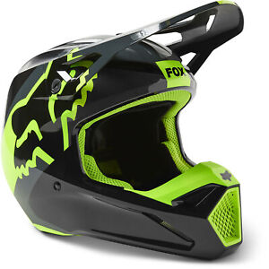 Fox Racing Youth V1 Xpozr Offroad Helmet MIPS EPS Liner DOT ECE Black/Grey