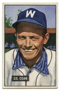 Gil Coan 1951 Bowman Kaugummi Bildkarte Baseball Washington Senators - K781 - Bild 1 von 2