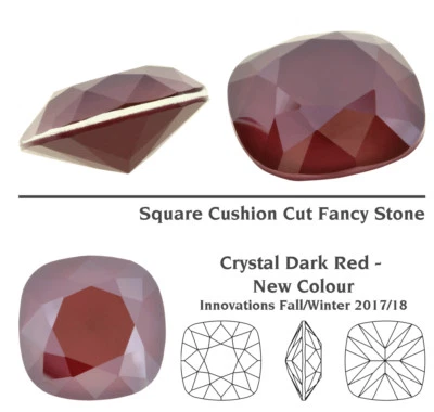 Superior PRIMERO 4470 Square Cushion Cut Stones Crystals * Many Colors & Sizes - Image 1 of 2