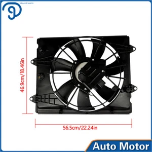 190195BAA01 Conjunto de ventilador de refrigeración del radiador 2016-2021 para Honda Civic LX-P 2,0 L - Imagen 1 de 12