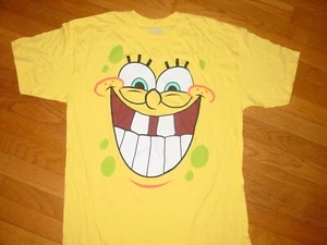 SPONGEBOB SQUREPANTS Face T-Shirt NEW sz.. LARGE - Picture 1 of 10