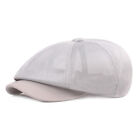 Men Mesh Beret Hats Solid Adjustable Outdoor Newsboy Driving Golf Summer Cap 
