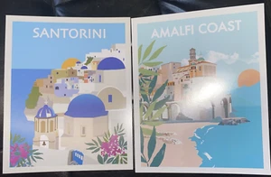 Amalfi Coast & Santorini (Double Pack) 8x10 Inch 20x25cm Colour Prints Pictures - Picture 1 of 4