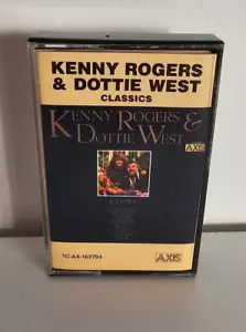 KENNY ROGERS and DOTTIE WEST - Classics - Vintage Cassette Tape - Free Postage - Foto 1 di 9