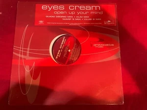 EYES CREAM  OPEN UP YOUR MIND   2002 ELECTRONICA 12" SINGLE 4 MIXES  SEALED - Picture 1 of 2