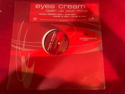 EYES CREAM  OPEN UP YOUR MIND   2002 ELECTRONICA 12" SINGLE 4 MIXES  SEALED - Image 1 of 2