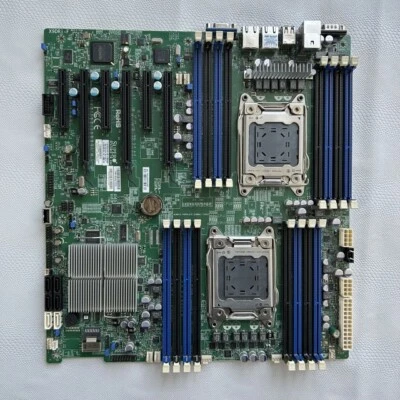 Supermicro X9DRi-F Dual Socket LGA 2011 E-ATX Server Mainboard Mainboard DDR3. - Bild 1 von 4