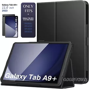 Leather Magnetic Smart Flip Case for Samsung Galaxy Tab A9 Plus 11 Inch 2023 - Picture 1 of 22