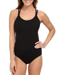 Carve Designs Black Beacon Full-Piece Swimsuit A1338 Womens Size M - Picture 1 of 3