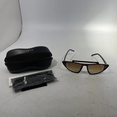 Vogue by Luxottica retro cat eye tortoise gradient lens boho sunglasses - Image 1 of 4