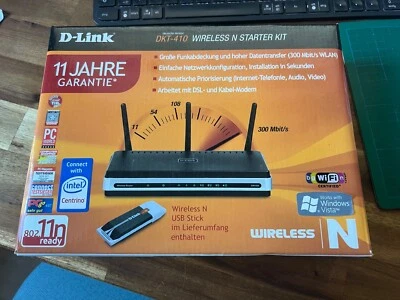 D-Link DKT-410 - Wireless N Router 300 Mbit/s WLAN WiFi - Bild 1 von 2