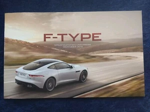 Jaguar F-Type Spezifikation und Preise Prospekt 12.2013 - Picture 1 of 4