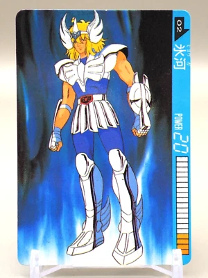 Cygnus Hyoga Saint Seiya Trading cards 02 Vintage Bandai Japanese C360 - Image 1 of 4