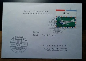 Drucksache Brief Stempel 1. Werbeschau Briefmarkenfreunde Havelse - Garbsen 1969 - Bild 1 von 1