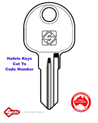 Hafele Cabinet Keys Cut To Code Number. Filing Cabinet Key -FREE POST IN AUST