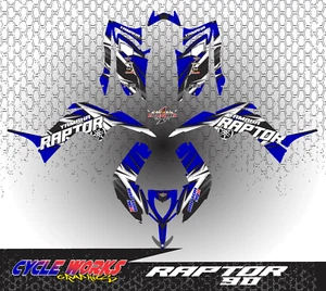 Yamaha Raptor 90 CUSTOM GRAPHICS KIT LIGHTNING - Bild 1 von 1