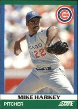 1991 Score 100 Rising Stars Baseball Card #63 Mike Harkey