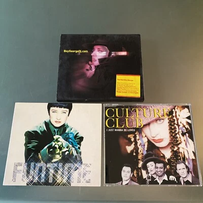 Boy George UK IMPORT 4 LOT: Trust the DJ (DOUBLE), Fun times & Just Wanna Be ❤️ Foto 1 de 4