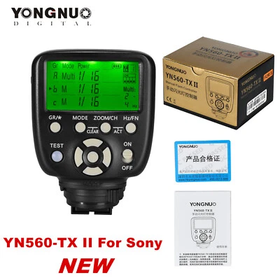 YONGNUO YN560-TX II Wireless Flash Trigger Trasmitter For Sony Camera YN560 IV  - Image 1 of 4