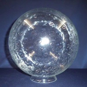 Kugel Blasenglas Ersatzglas Lampenschirm f. Außenleuchten Ø300mm, Kragen Ø100mm - Bild 1 von 3