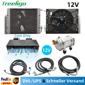 12V Elektryczna klimatyzacja postojowa Klimatyzacja Chłodzenie do ciężarówki Przyczepa kempingowa Samochód Kabina - Zdjęcie 1 z 15