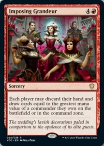 *MINT* Imposing Grandeur - Innistrad: Crimson Vow Commander CMR (VB) - MTG - Foto 1 di 1