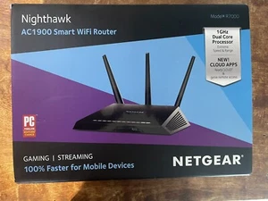 NETGEAR - Nighthawk AC1900 Router WiFi - Czarny (R7000-100NAS) Open Box - Zdjęcie 1 z 4