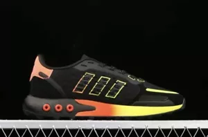 ADIDAS LA TRAINER III MEN BLACK YELLOW SOLAR RED NEW RARE US11.. - Picture 1 of 8