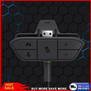 Stereo Headset Adapter Headphone Adaptor Converter for Xbox One Game Controller - Picture 1 of 11