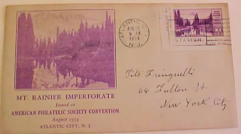 US FDC #750A. PALNTY #8 CAT.$25.00 AUG 28,1934 - Image 1 of 1