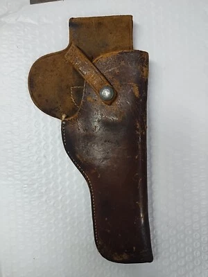 Vintage 1939 Red Head Leather Belt Holster 1208DB 11" 5 1/2 Right Hand  - Image 1 of 4