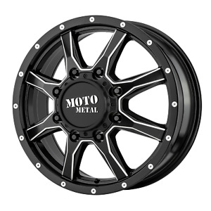 20x8.25 Moto Metal MO995 Satin Black Milled - Front Wheel 8X6.5 (127mm)