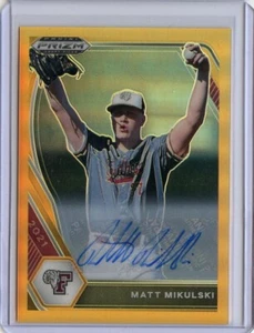 Panini Prizm Draft Picks 2021 Base Auto Prizms naranja neón #50 Matt Mikulski/20 - Imagen 1 de 1