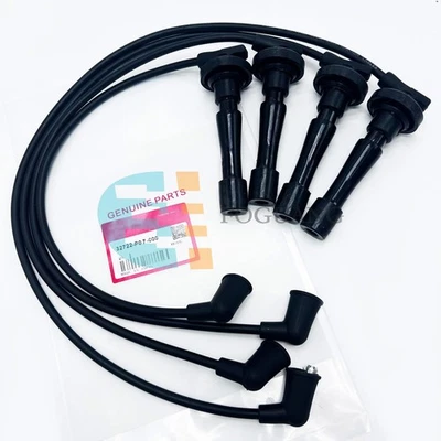 4x For Honda Civic 1992-2000 Civic del Sol 1993-1995 Acura Spark Plug Wire Set - Imagem 1 de 4