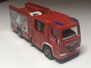4 INCH 1995 Magirus Iveco Fire Truck Siku 1/72 Diecast USED but Unplayed Loose - Picture 1 of 5