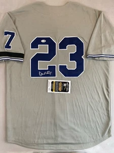 NEW YORK YANKEES- DON MATTINGLY AUTOGRAPH #23 GREY MAJESTIC JERSEY JSA CI33409 - Picture 1 of 4