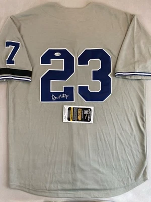 NEW YORK YANKEES- DON MATTINGLY AUTOGRAPH #23 GREY MAJESTIC JERSEY JSA CI33409 - Image 1 of 4