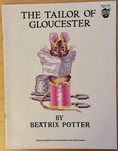 The Tailor Of Gloucester Beatrix Potter Cross Stitch Pattern - Green Apple Co - Picture 1 of 4