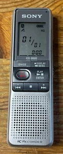 Sony ICD-B600 Mini Digital Voice Recorder Handheld Silver Tested Working - Picture 1 of 7