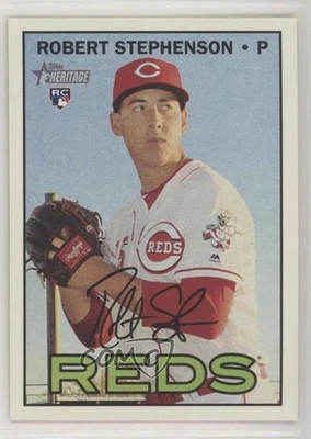 2016 Topps Heritage High Number Short Print Robert Stephenson #706 Rookie RC - Image 1 of 2