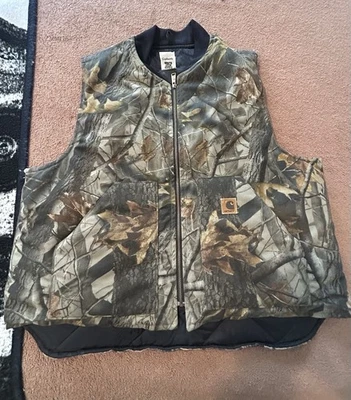 2XL Carhartt V20 Realtree Camo Vest Men's Size 2XL  Quilt Lined - Image 1 of 4