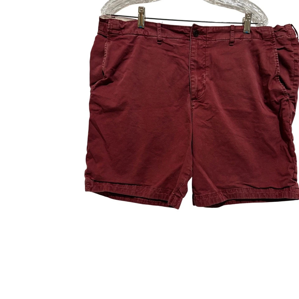 Abercrombie Fitch Men Distressed Burgundy Chino utility Shorts Sz 38 grunge - Image 1 of 4