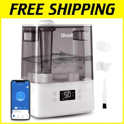 Smart App Controlled 6L Humidifier - Rapid Mist, Auto Mode - Image 1 of 4