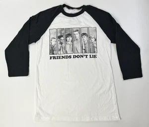 Stranger Things Shirt Womens Extra Small Friends Don’t Lie Raglan 3/4 Sleeve - Picture 1 of 7
