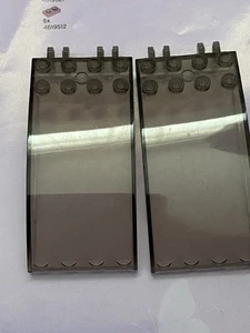2x Lego Cockpit 8x4x2 gebogen transparent braun Dach 4199601 50339. Kostenloser UK P&P - Bild 1 von 1