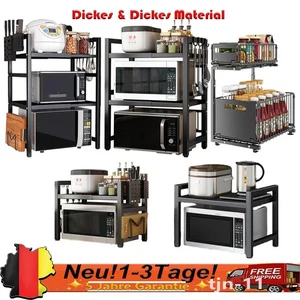 Livelli Supporto Microonde Porta Microonde Cucina Microonde Mensola Ispessita - Foto 1 di 19